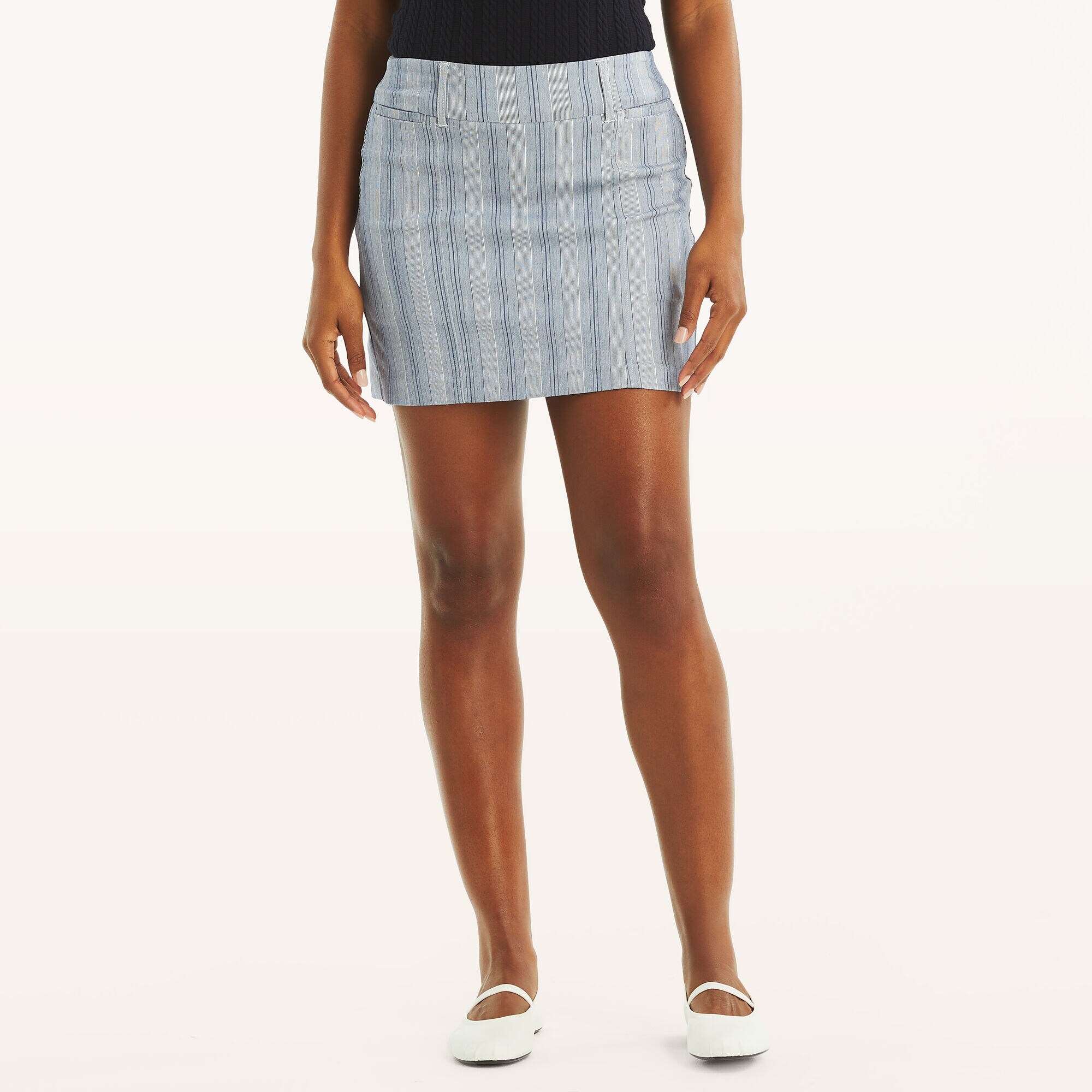 Pull-On Skort,Bright White,large