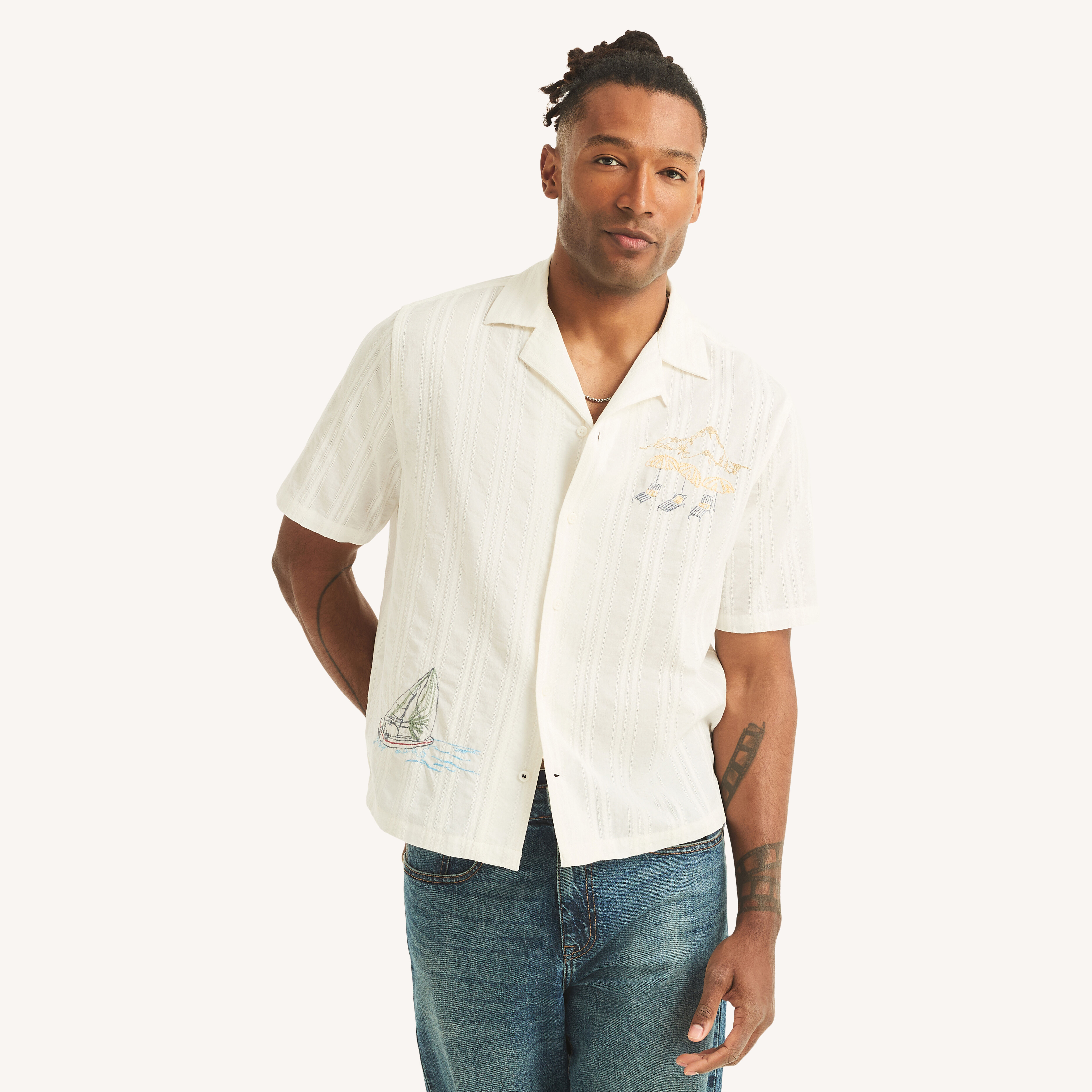 Short-Sleeve Camp Shirt | Nautica