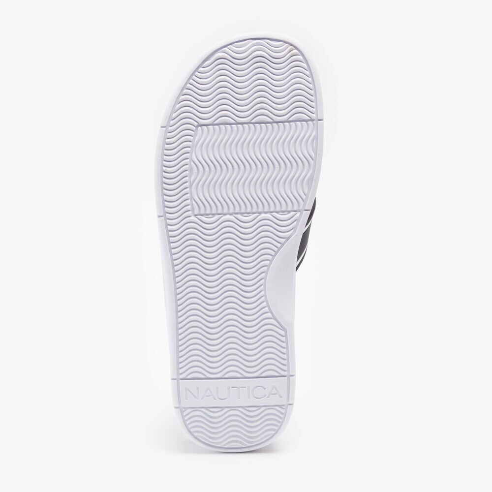 LOGO SANDAL,Navy,large