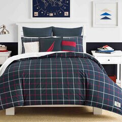 Tillington Navy King Duvet & Sham Set,Navy,large