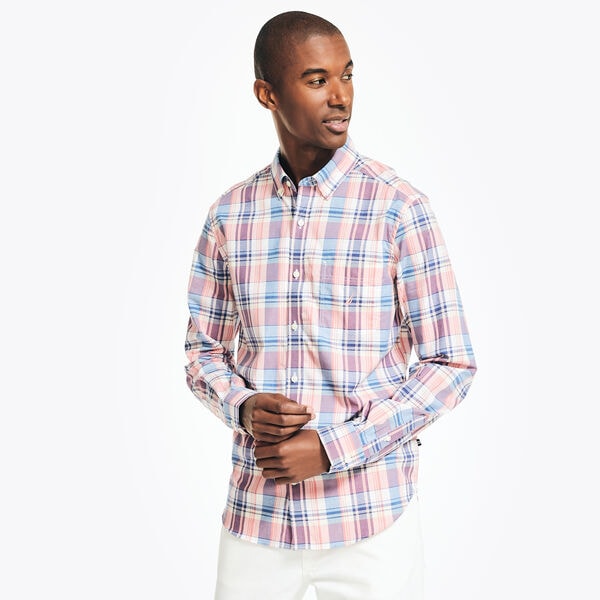 PLAID POPLIN SHIRT