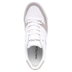 Logo Lace-Up Sneaker,Bright White,large