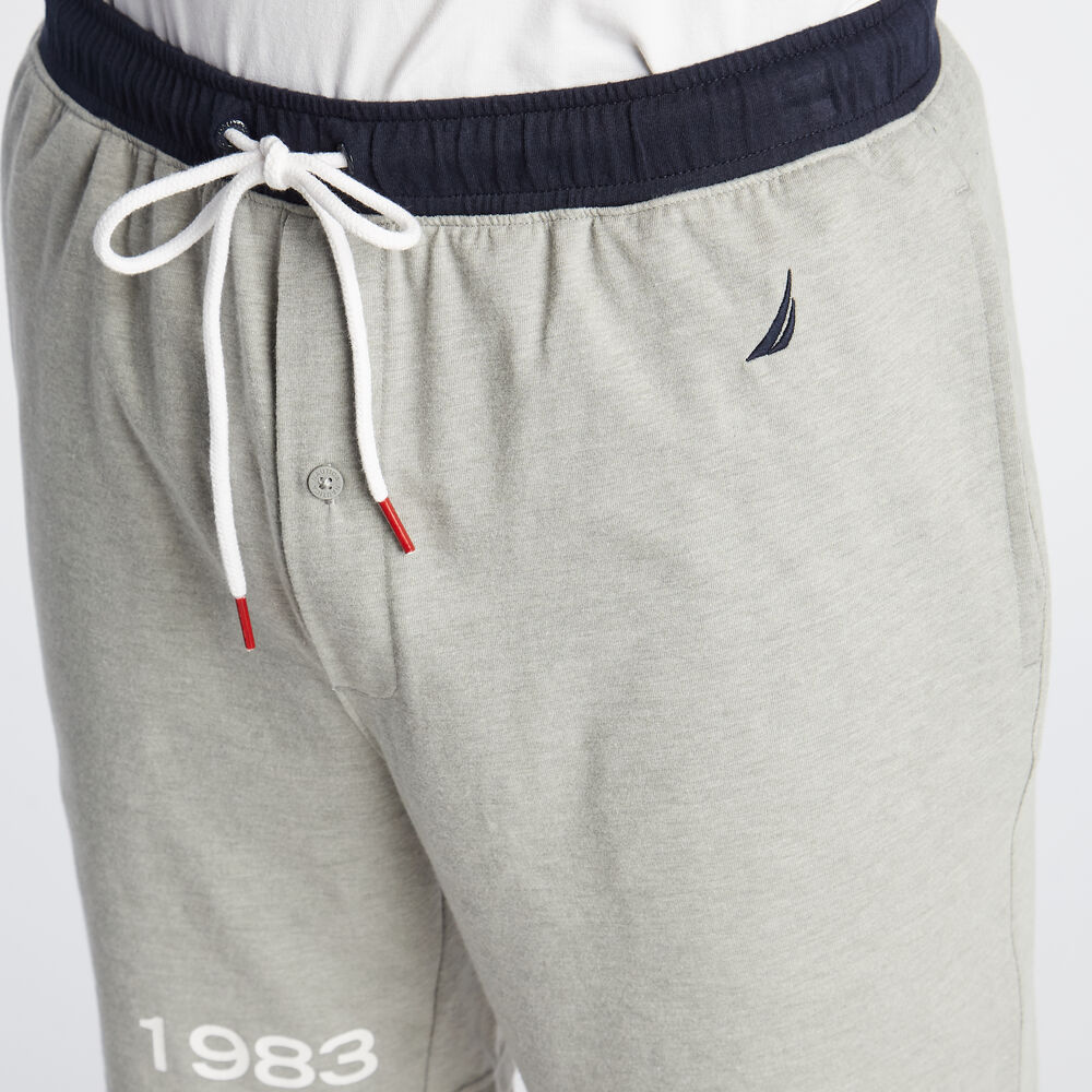 CLASSIC FIT HERITAGE SLEEP SHORTS,Grey Heather,large