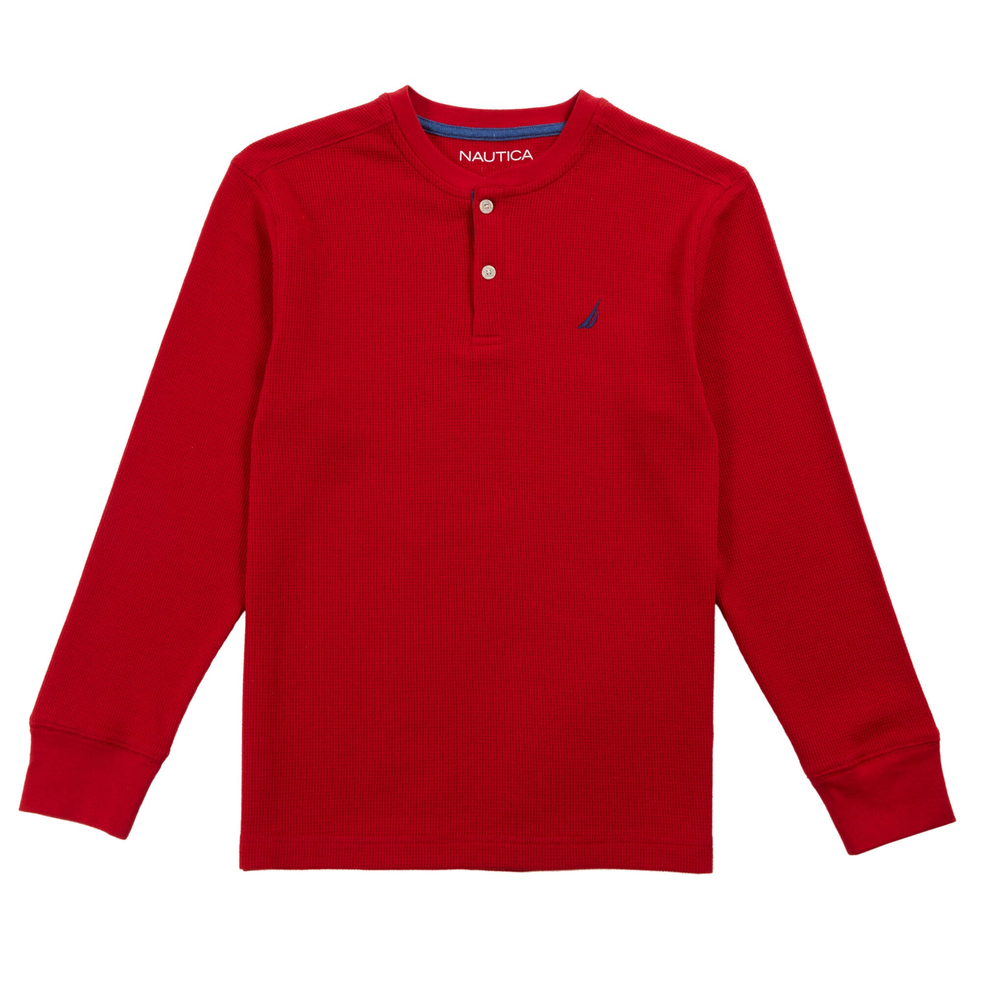 Toddler Boys' Solid Waffle Henley Shirt (2T-3T),Dark Acacia,large