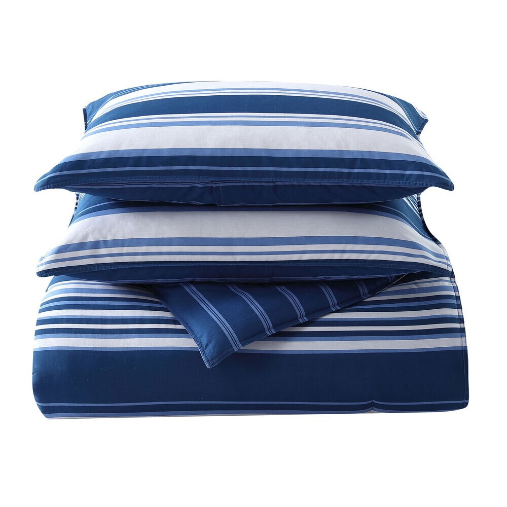 LAKEVIEW FULL/QUEEN REVERSIBLE COMFORTER AND SHAM SET,Blue Mirage,large
