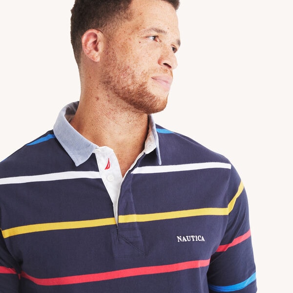 Big & Tall Classic Fit Rugby Polo