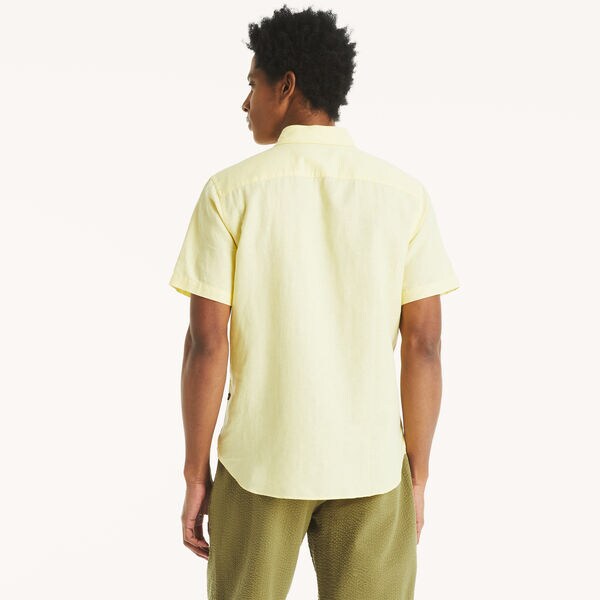 Short-Sleeve Linen Deck Shirt