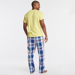 Short Sleeve Pajama Set,Aspen Gold,large