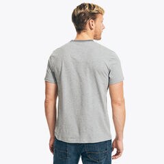 CREWNECK POCKET T-SHIRT,Stone Grey Heather,large