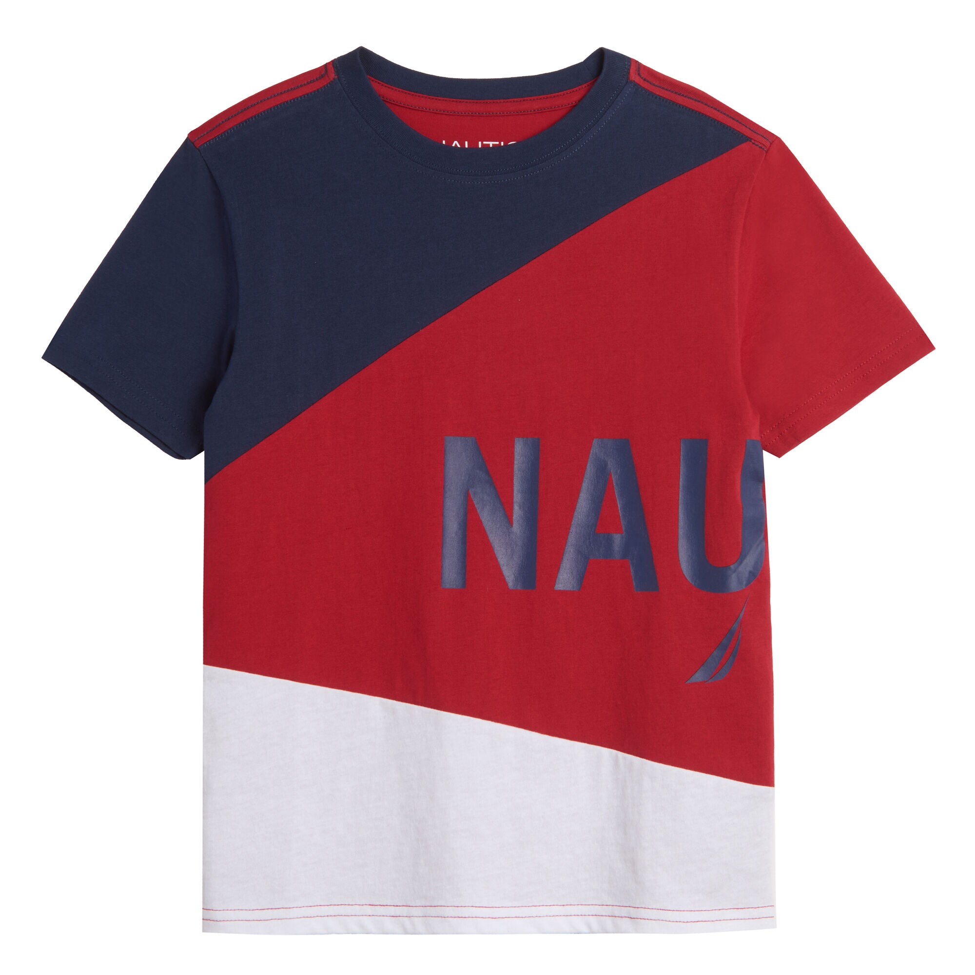 LITTLE BOYS' COLORBLOCK LOGO GRAPHIC T-SHIRT (4-7),Dark Acacia,large
