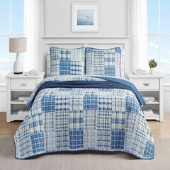 RAIEFORD KING REVERSIBLE QUILT AND SHAM SET,Heather,large