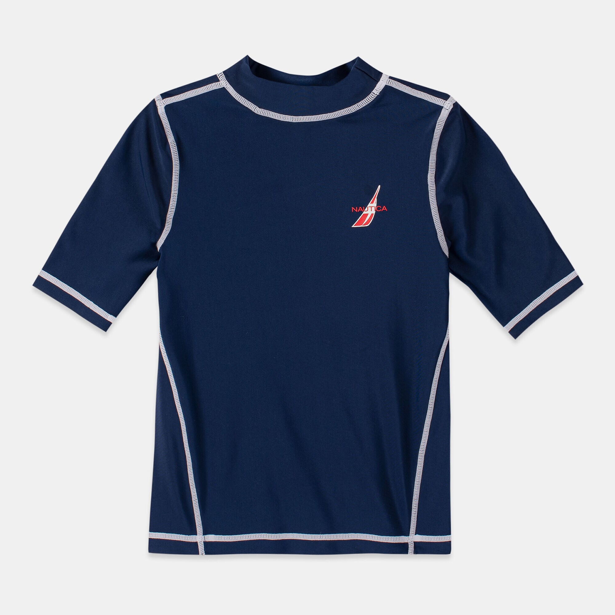 LITTLE BOYS' KAI SOLID RASHGUARD (4-7),J Navy,large