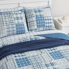 RAIEFORD KING REVERSIBLE QUILT AND SHAM SET,Heather,large
