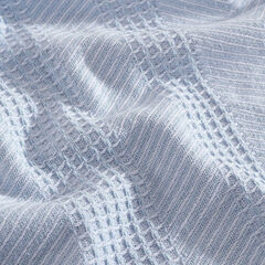 Chevron Blue King Blanket,Sea Mist,large