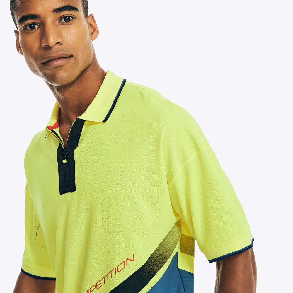 COMPETITION RELAXED FIT POLO,Blazing Yellow,large