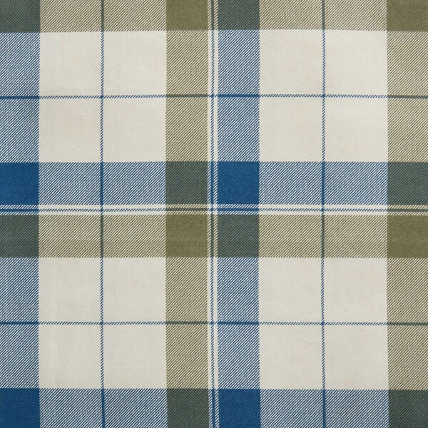 Vintage Trunk Green Plaid Full Sheet Set