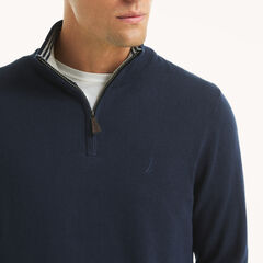 Navtech Quarter-Zip Sweater,Stellar Blue Heather,large
