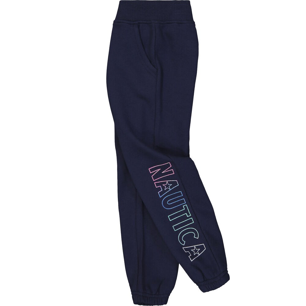 GIRLS' OMBRE LOGO JOGGER (8-16),Navy,large
