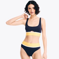 Colorblock Swim Top,Buoy Yellow,large