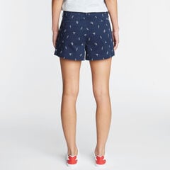 CLASSIC FIT TWILL SHORT IN ROPE PRINT,Stellar Blue Heather,large