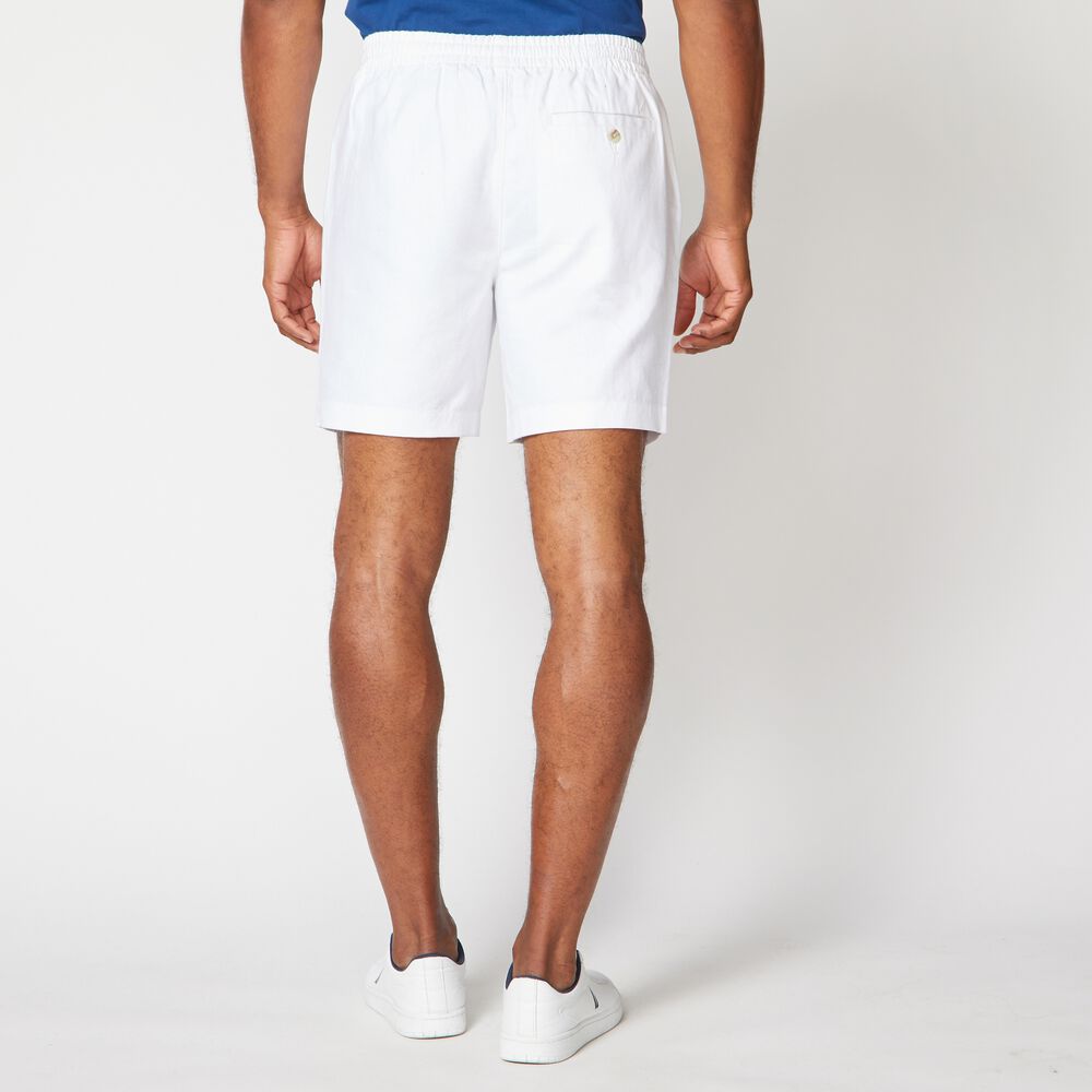 7" LINEN BOARDWALK SHORT,Bright White,large