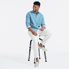 FLORAL PRINT SHIRT,Nite Sea Heather,large