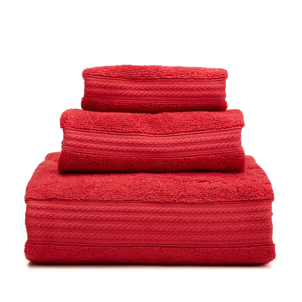 Stateroom Garnet Red Hand Towel,Garnet,large