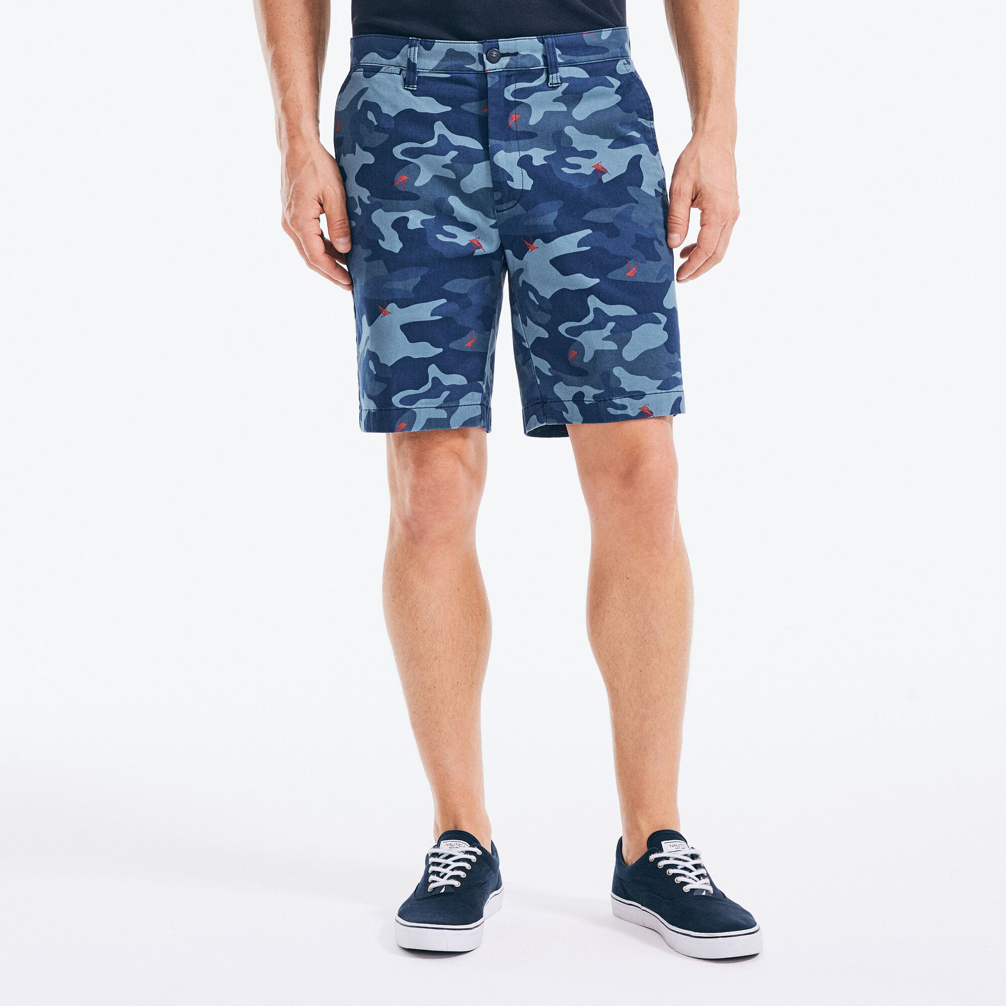 8.5" CAMO DECK SHORT,J Navy,large