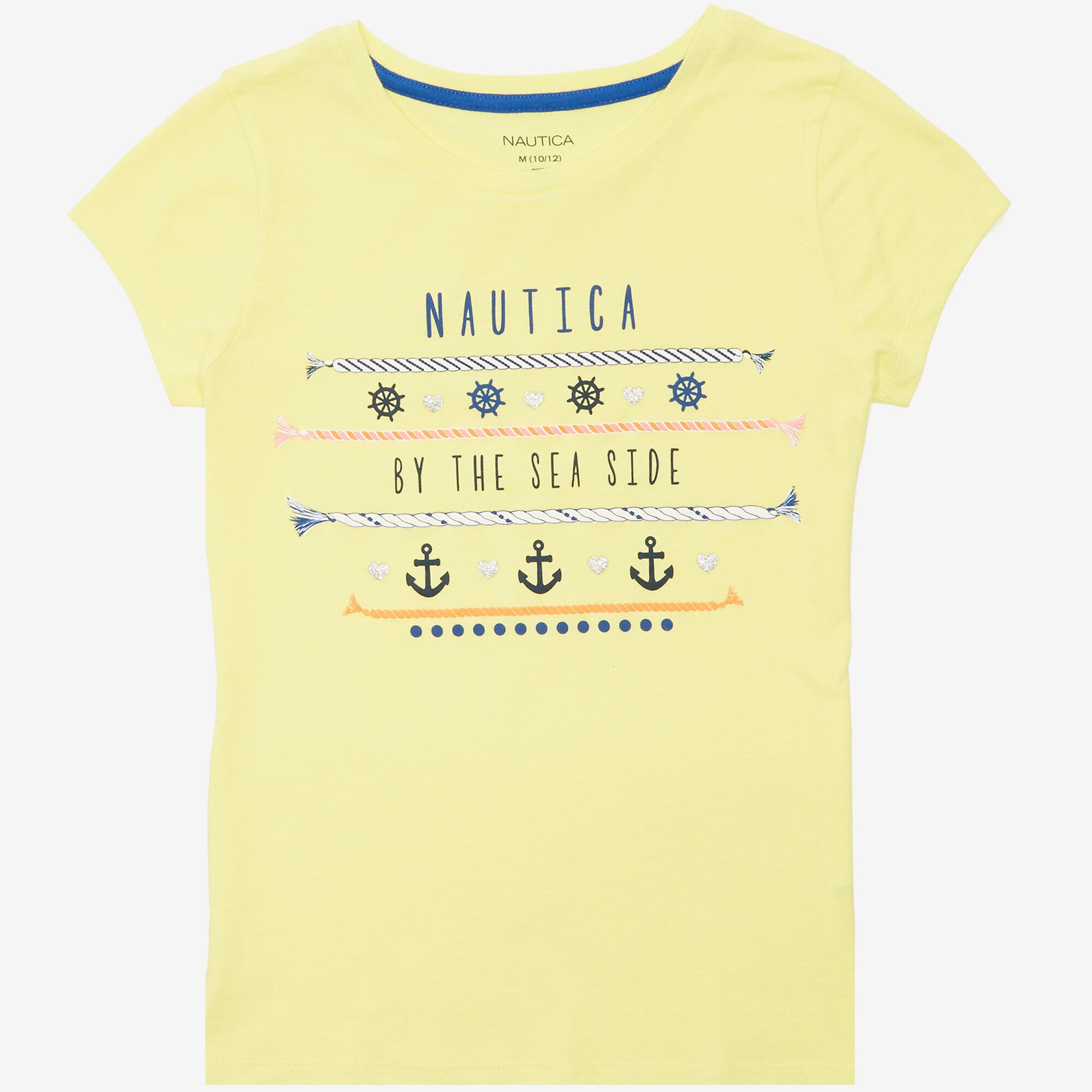 Little Girls' By the Seaside Tee (2T-7),Hot Yellow,large