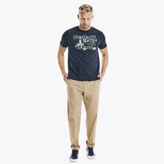 LIGHTHOUSE GRAPHIC T-SHIRT,Navy,large