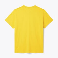 Big & Tall V-Neck Deck T-Shirt,Marigold,large