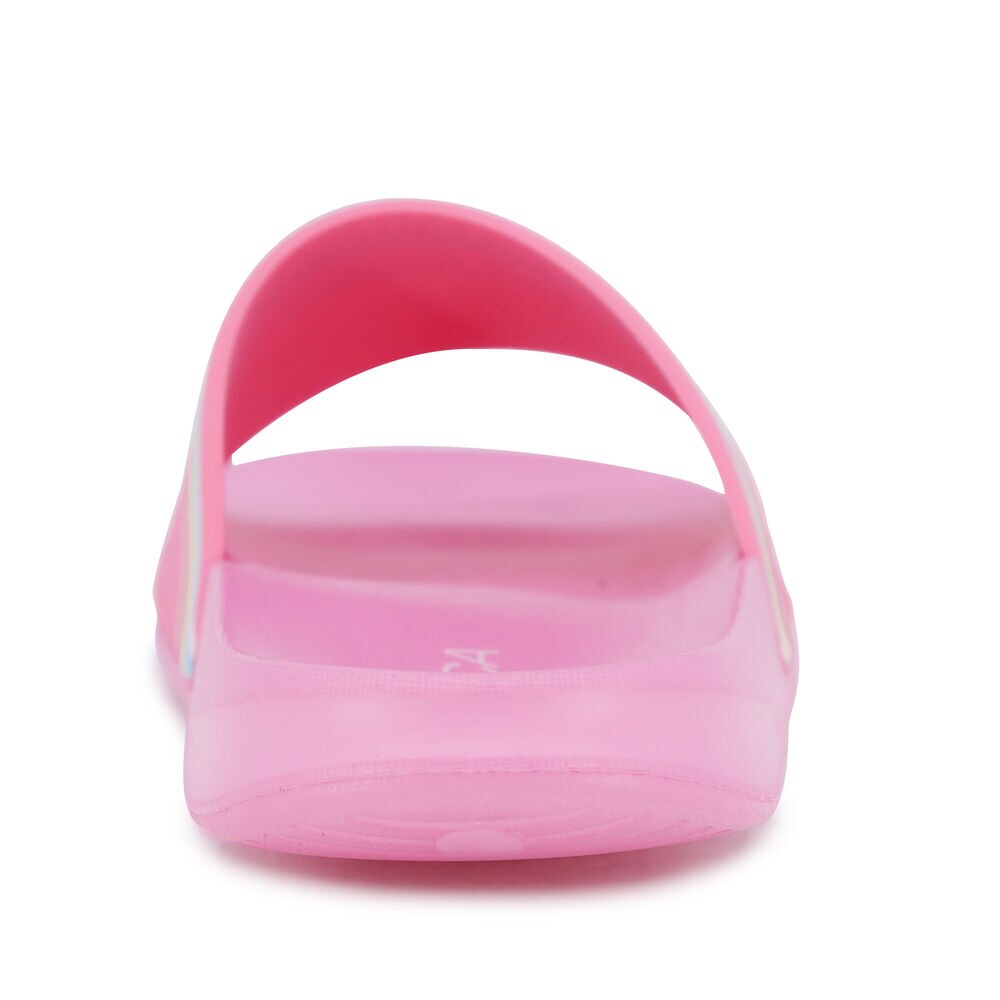 Rainbow Slide Sandal,Reckoning Red,large