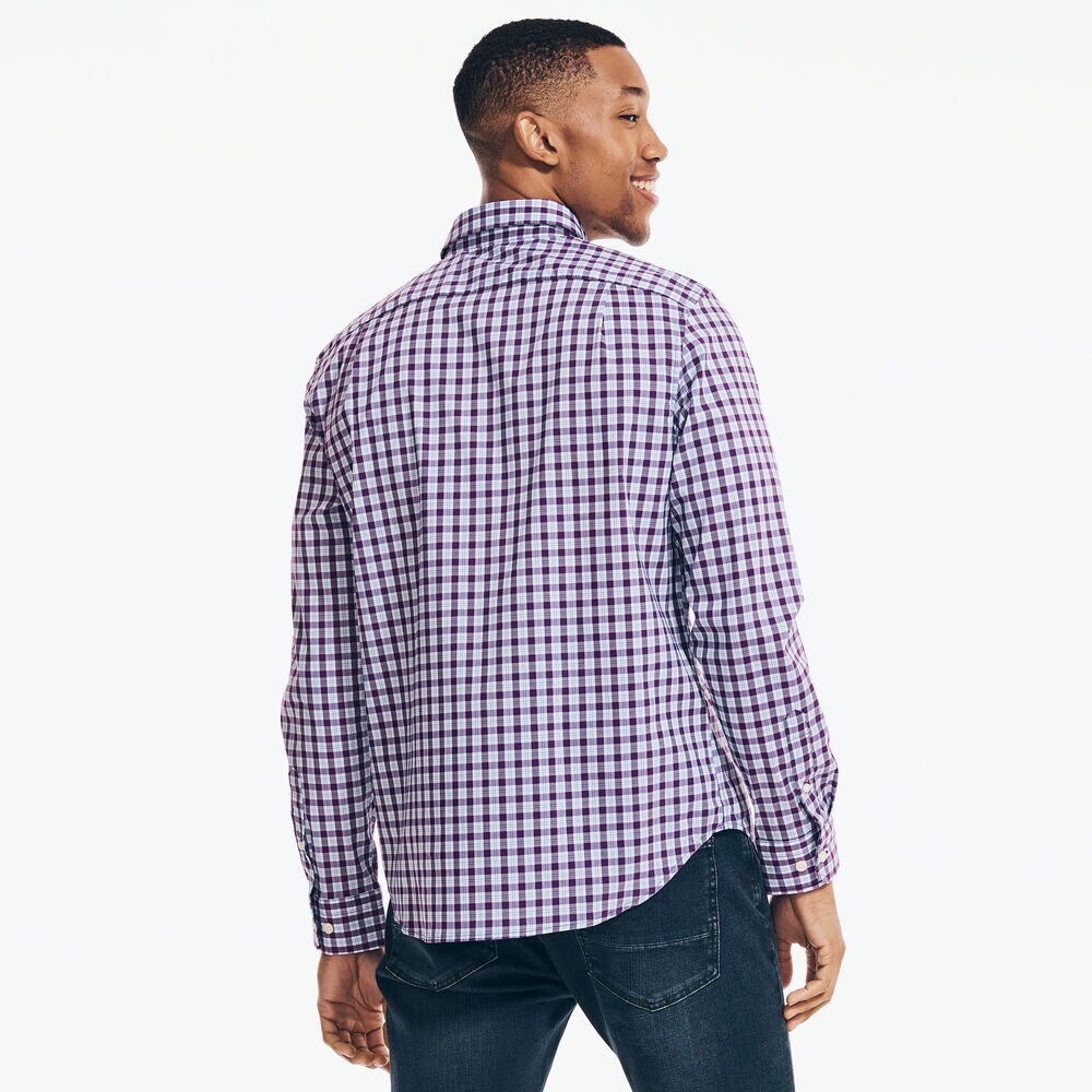 NAVTECH CLASSIC FIT PLAID SHIRT,Ridge,large