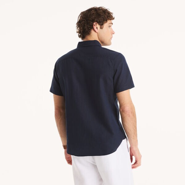 Short-Sleeve Linen Deck Shirt