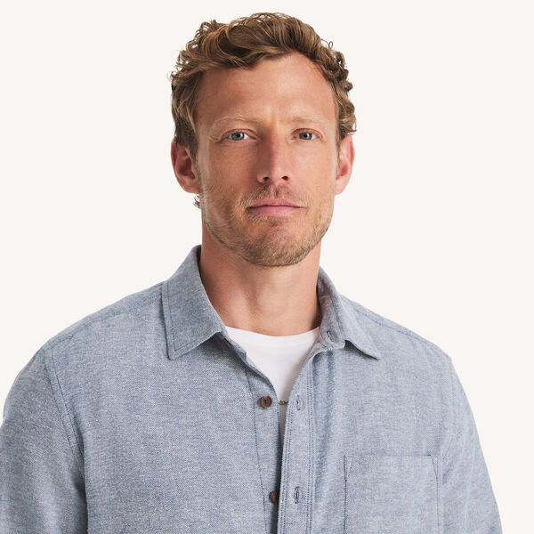 Solid Flannel Shirt