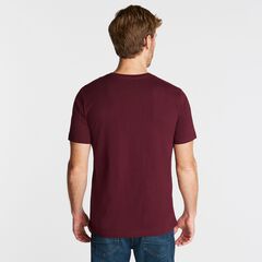 BIG & TALL NS-83 APPLIQUE T-SHIRT,Royal Burgundy,large