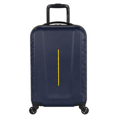 Vernon Bay 20" Hardside Spinner Luggage in Navy/Yellow,Navy,large