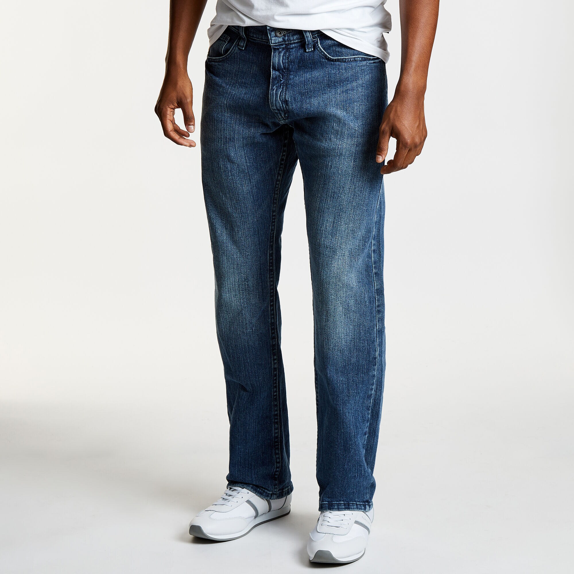 Gulf Stream Wash Relaxed Fit Jeans,Blue Stern,large