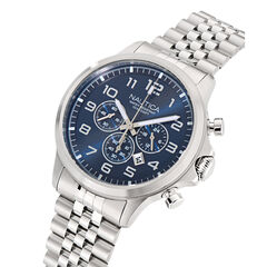 NCT Blue Ocean Stainless Steel Chronograph Watch,Multi,large