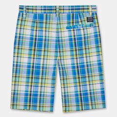 LITTLE BOYS' JORDYN PLAID SHORTS (4-7),Kelly Green,large