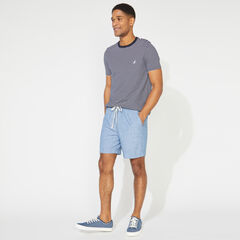 BIG & TALL KNIT SHORT,Blue Stern,large