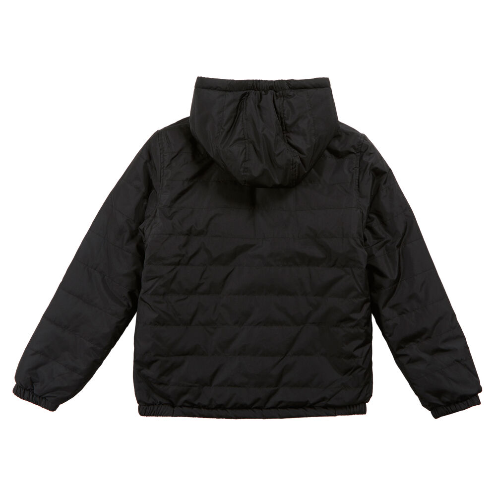 Toddler Boy's Reversible Bubble Jacket (2T-3T),Black,large