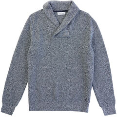 Shawl Collar Sweater,Marshmallow,large