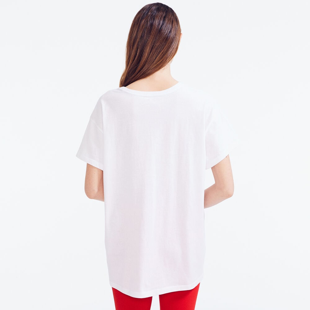 OVERSIZED CREWNECK T-SHIRT,Bright White,large