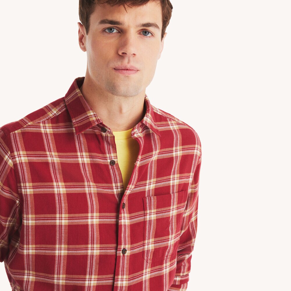 Plaid Shirt,Vintage Berry,large