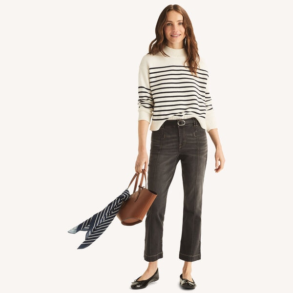 Mid-Rise Demi Bootcut Denim