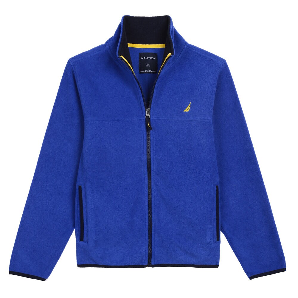 BOYS' CHRIS NAUTEX FLEECE (8 -20),Tugboat Blue,large