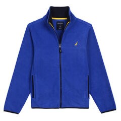 BOYS' CHRIS NAUTEX FLEECE (8 -20),Tugboat Blue,large