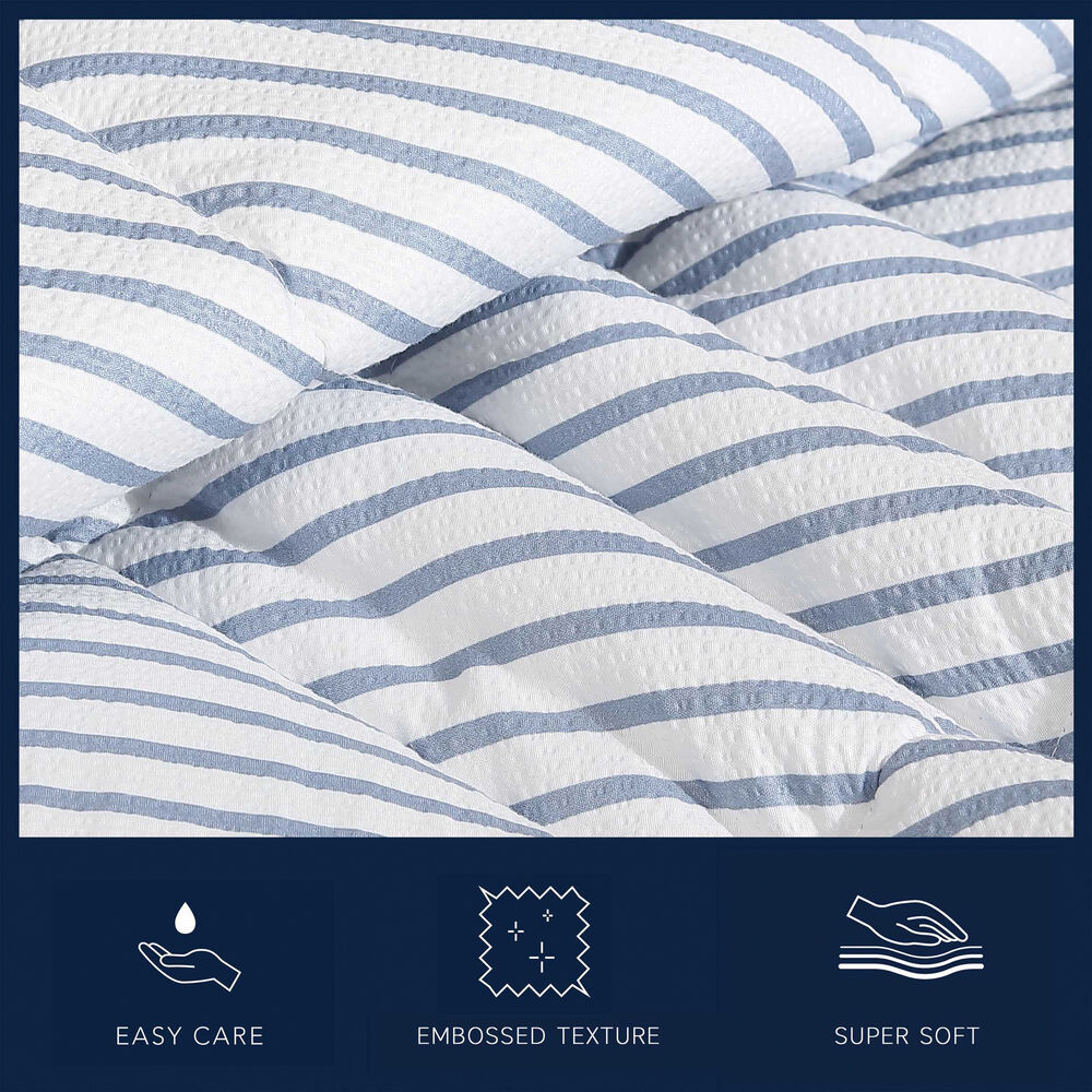Windsor Blue Twin Comforter & Sham Set,Navy Dusk,large