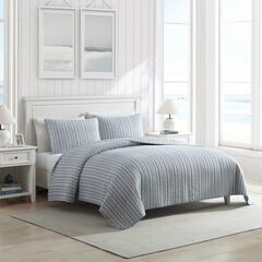 Coleridge Blue King Quilt-Sham Set,Blue Mirage,large
